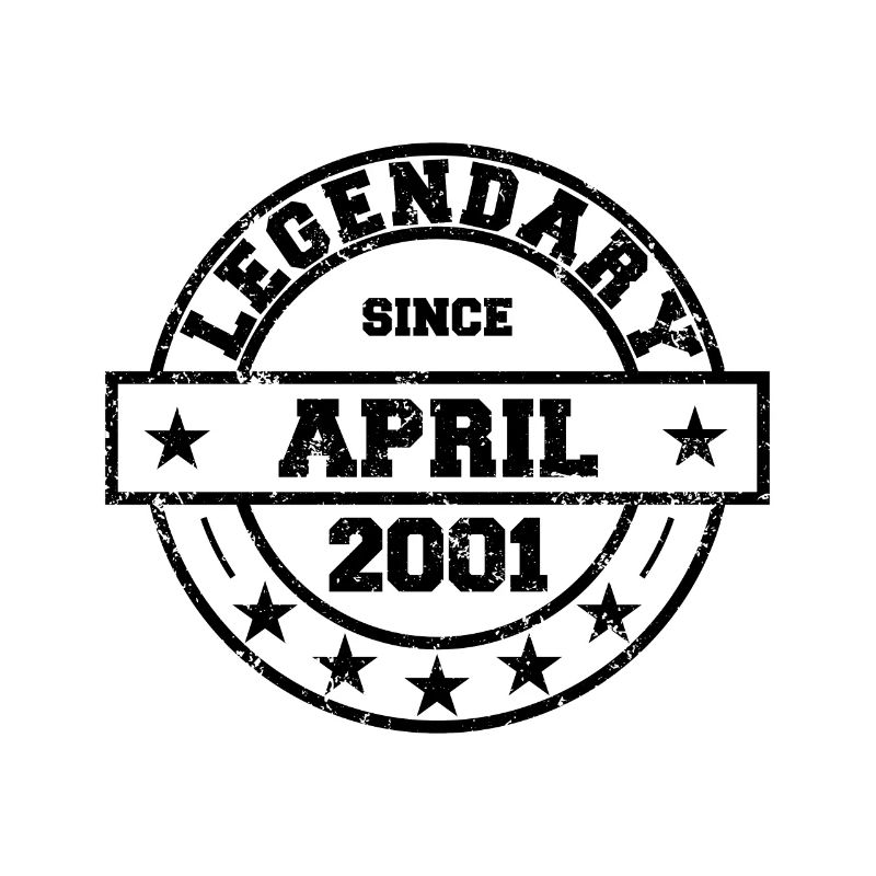Legendary since April 2001 - Geburtstag