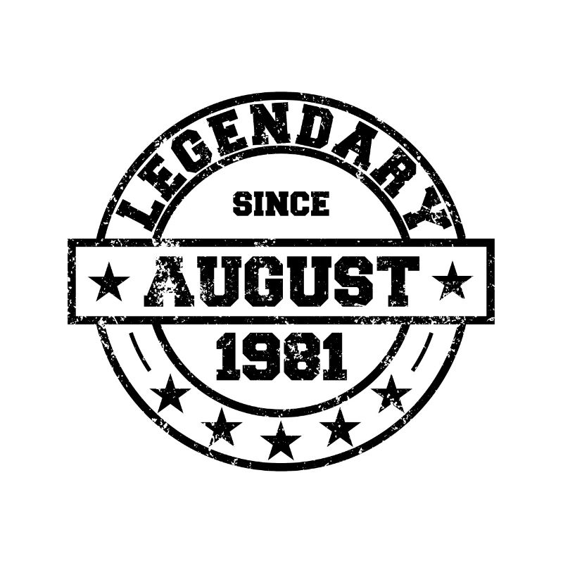 Legendary since August 1981 - Geburtstag