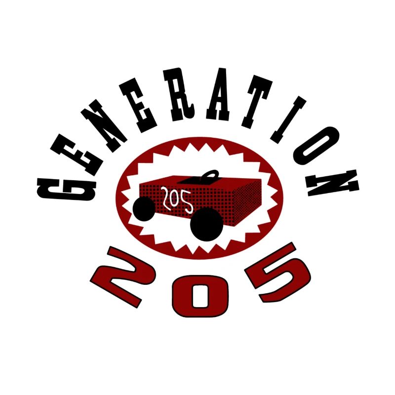 205 Generation Emblem ref: 8663RN