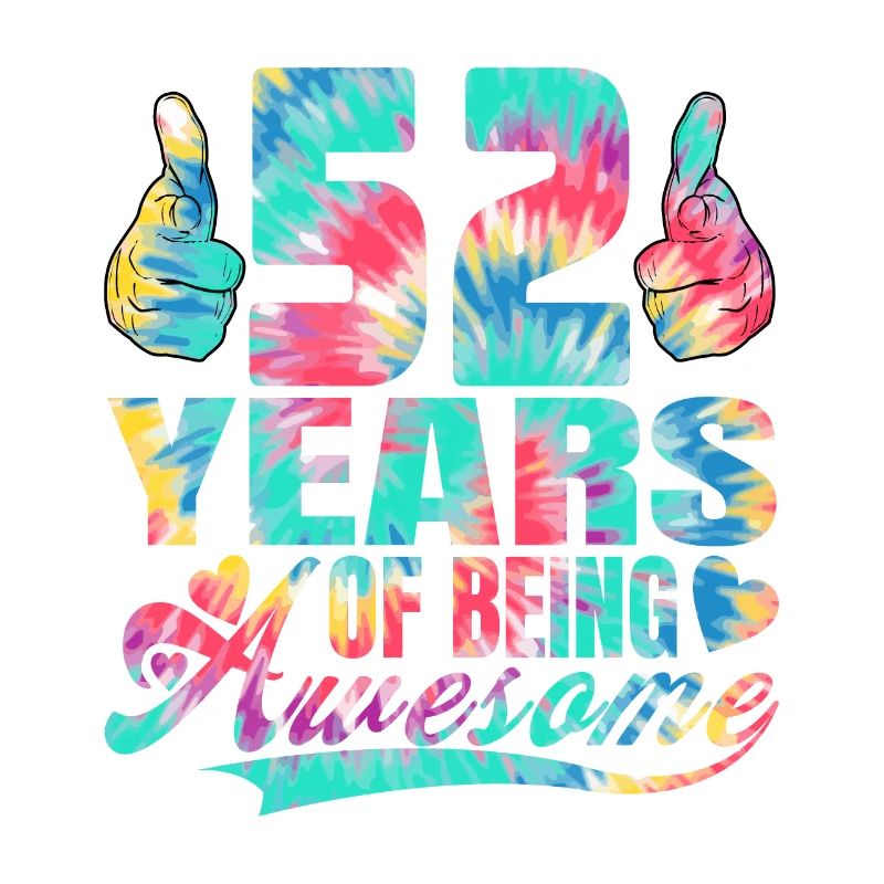 52e anniversaire ou anniversaire 52 ans d’existence