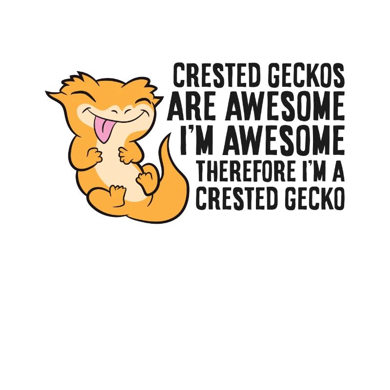 Haubengeckos sind genial Im genial Im ein