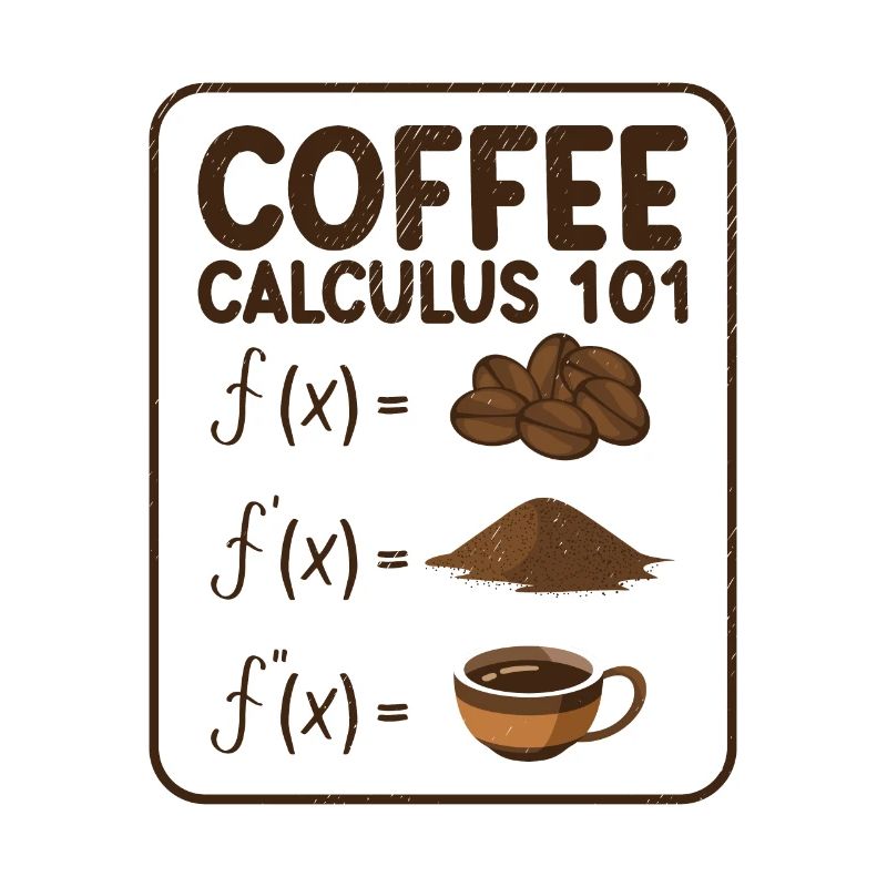 Math Calculus Coffee Mathematics Coffee Enthusiast