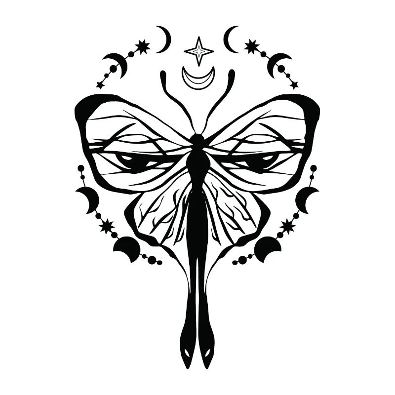 Papillon céleste mystique