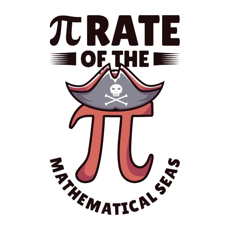 Pi Day Pirate Mathematician Pi Symbol Number Math