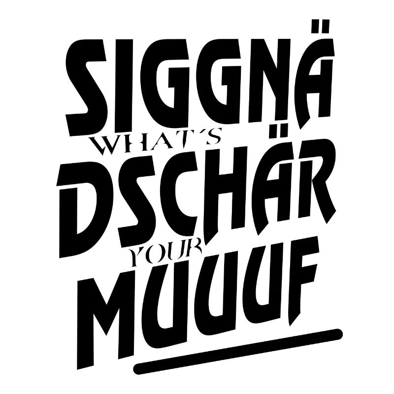 siggnädschär muuuf schwarz