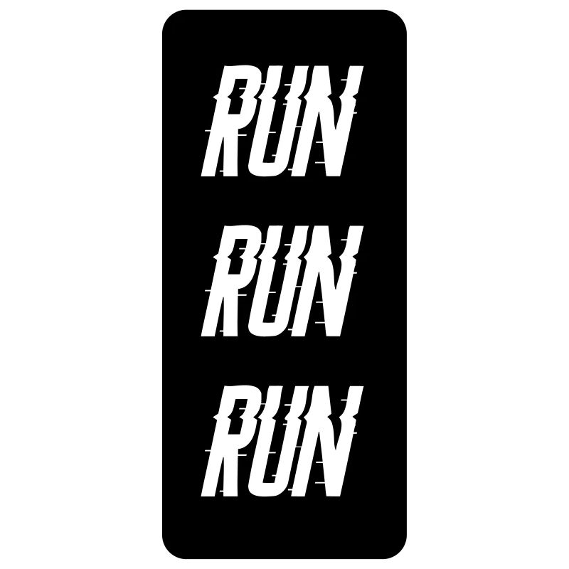 run run run label