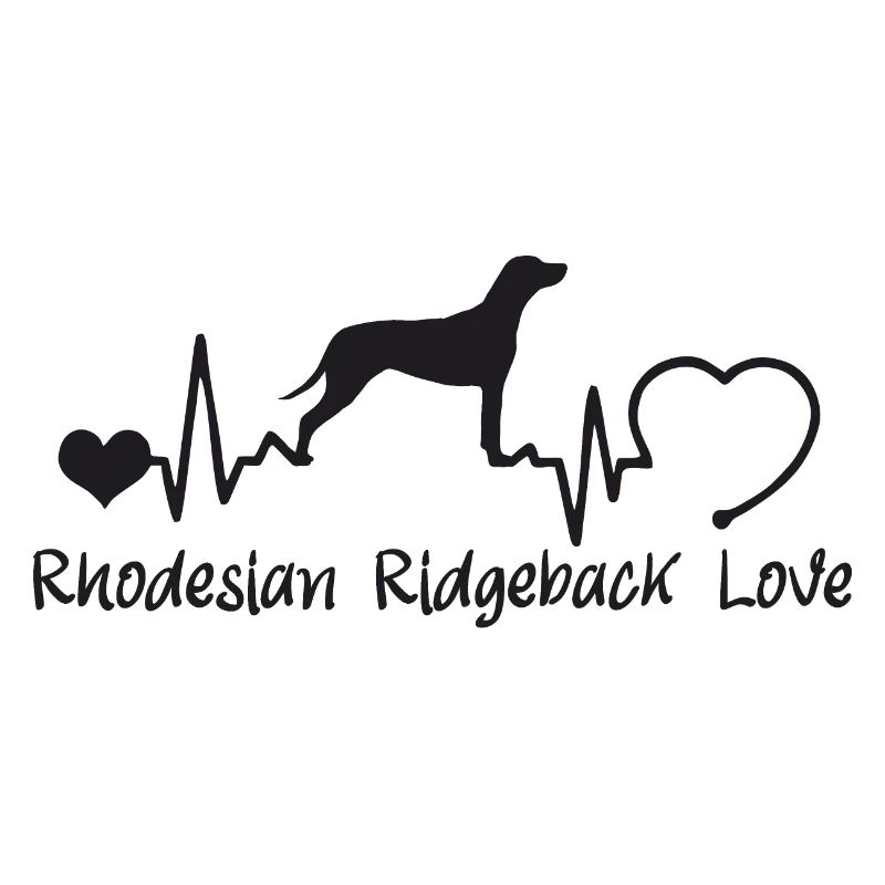 Rhodesian Ridgeback mit Herzschlag