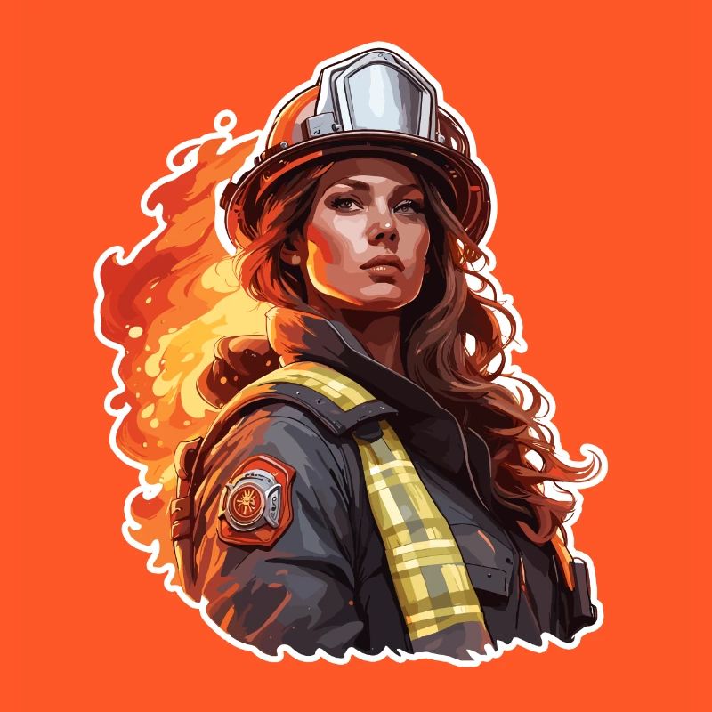 Firefighter / Fire / Fire / Extinguish / Heroine