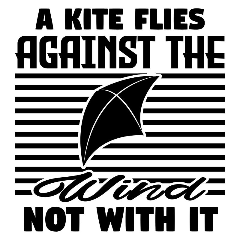 A kite flies against