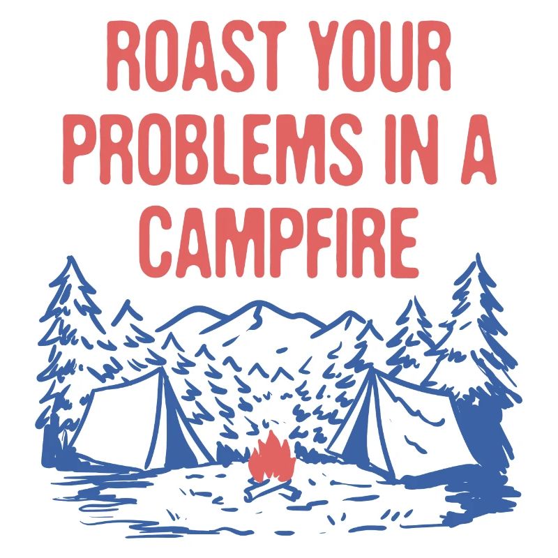 Problèmes de torréfaction dans un camp Camp Positivity Camping