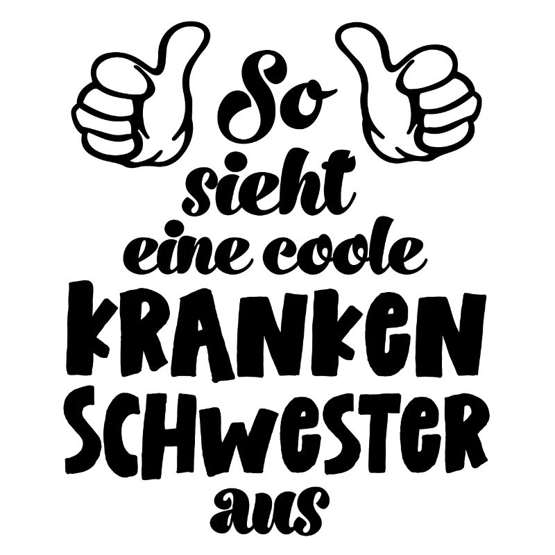 So sieht eine coole Krankenschwester aus Pflegerin
