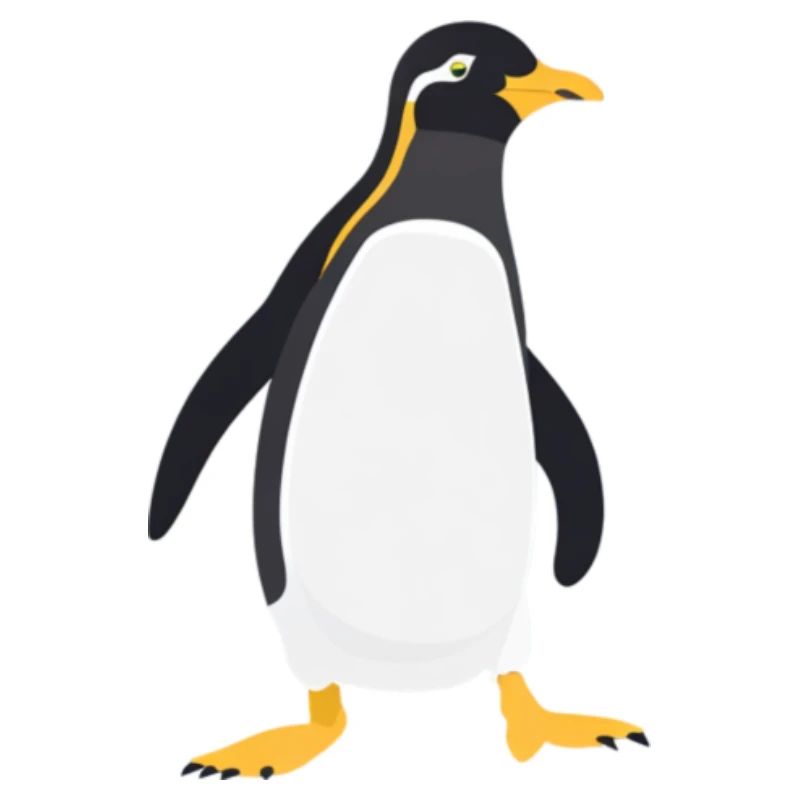 Ein kleiner Pinguin auf der Brust!