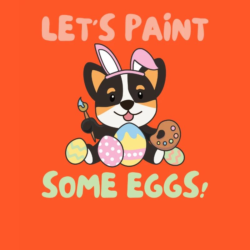 chiens mignons pour Easter Corgi