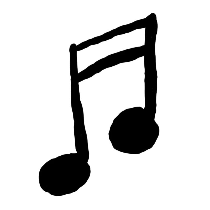 Note (Logo klein, schwarz)