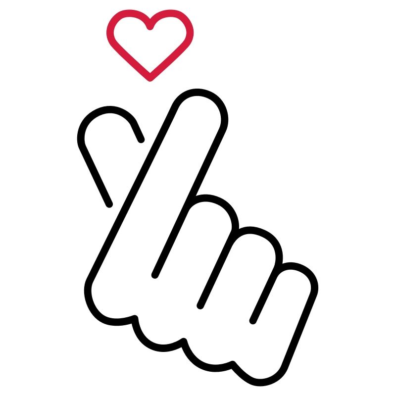 Liebe - Handzeichen mit Herz