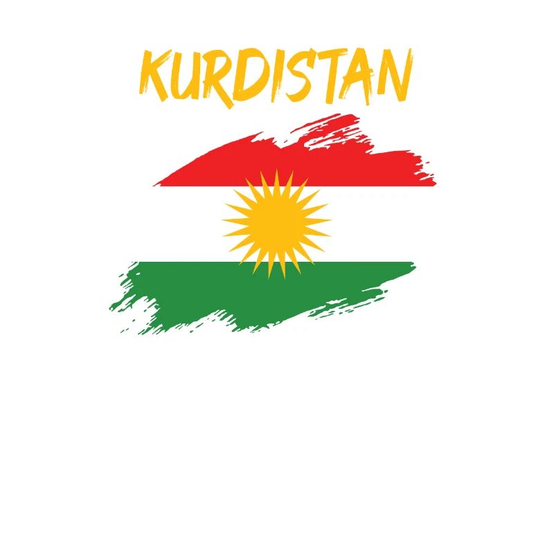 Drapeau drapeau kurde Kurdistan drapeau