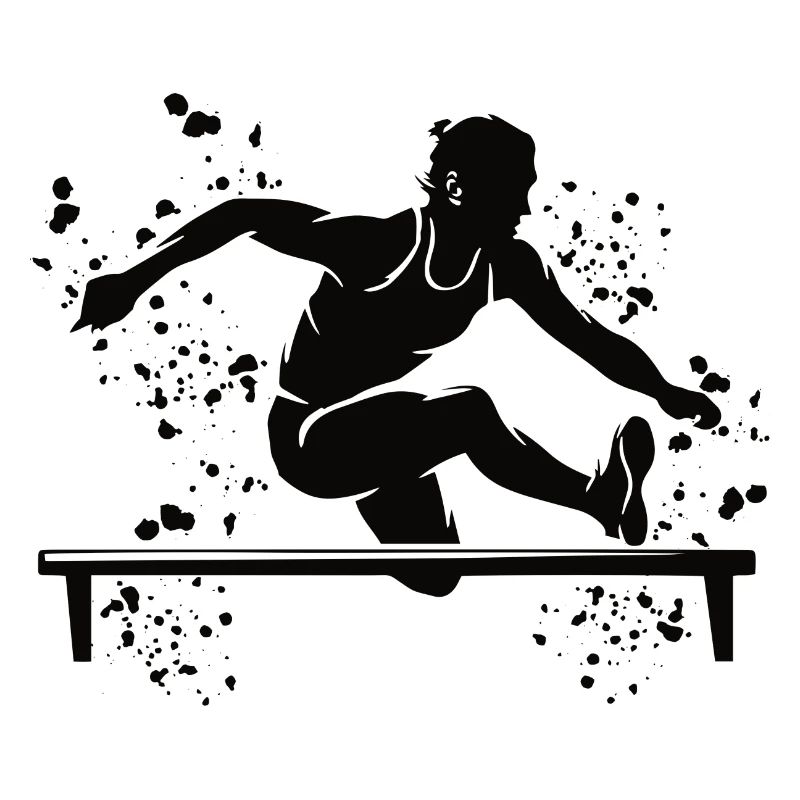 Course de haies Course d’obstacles Courses de haies pour enfants