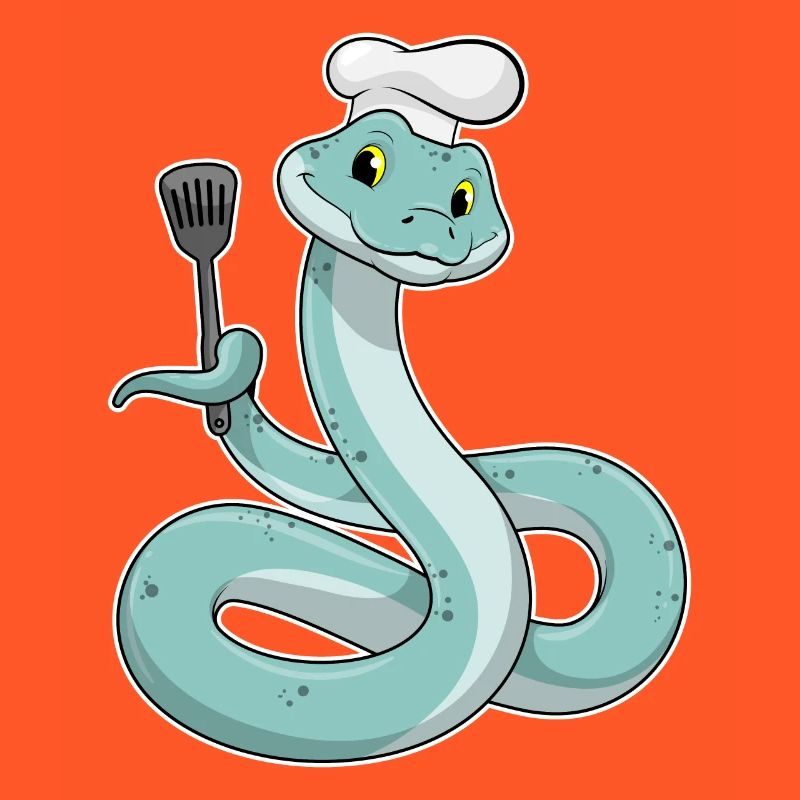 Queue as a chef with a chef's hat