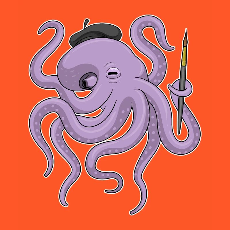 Octopus Painter Brush