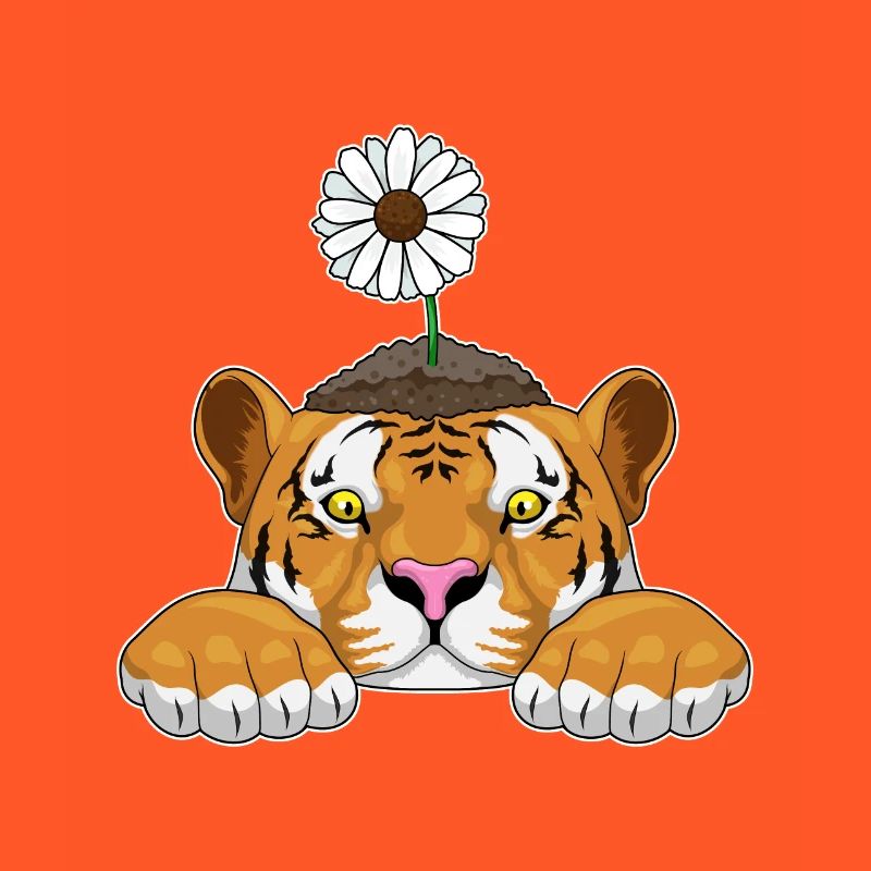 Tiger Gänseblümchen Blumen