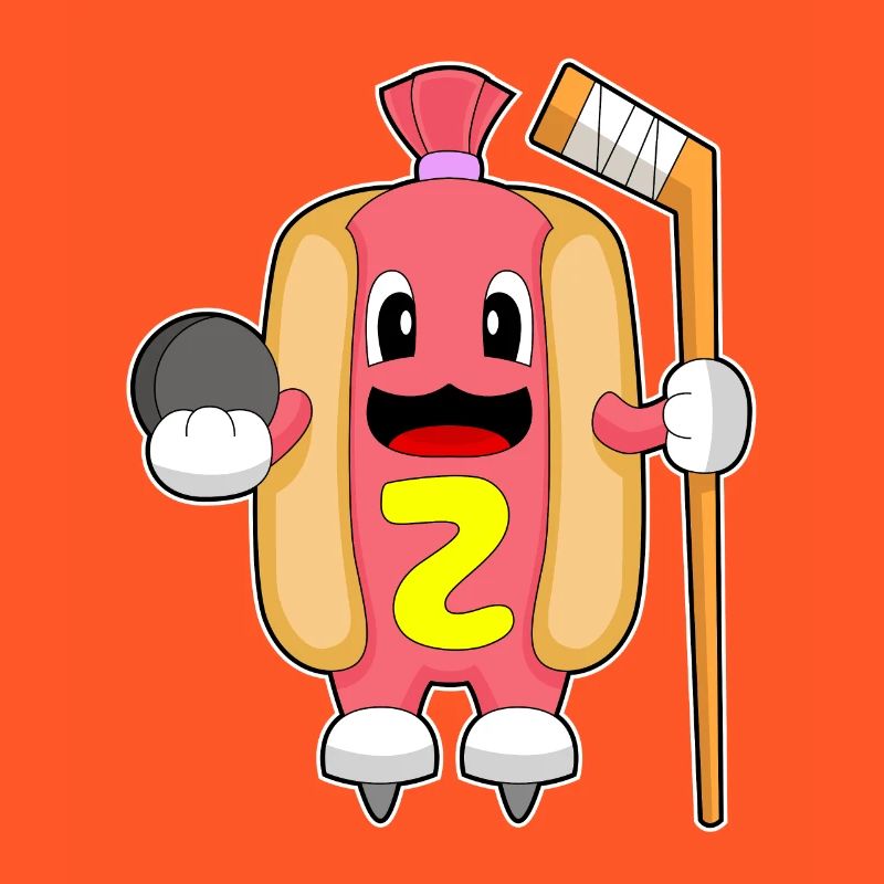 Hotdog Eishockey Eishockeyschläger