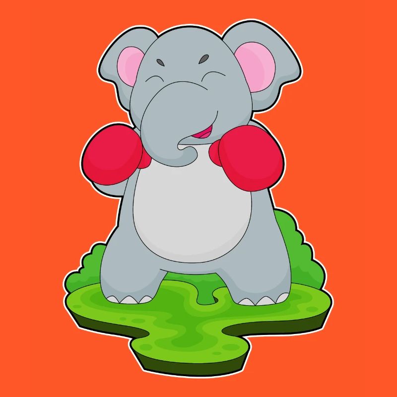 Elefant Boxer Boxhandschuhe Boxen