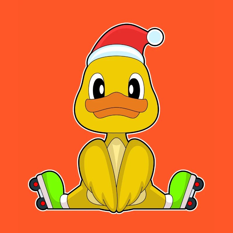 Canard Noël Patins à roues alignées