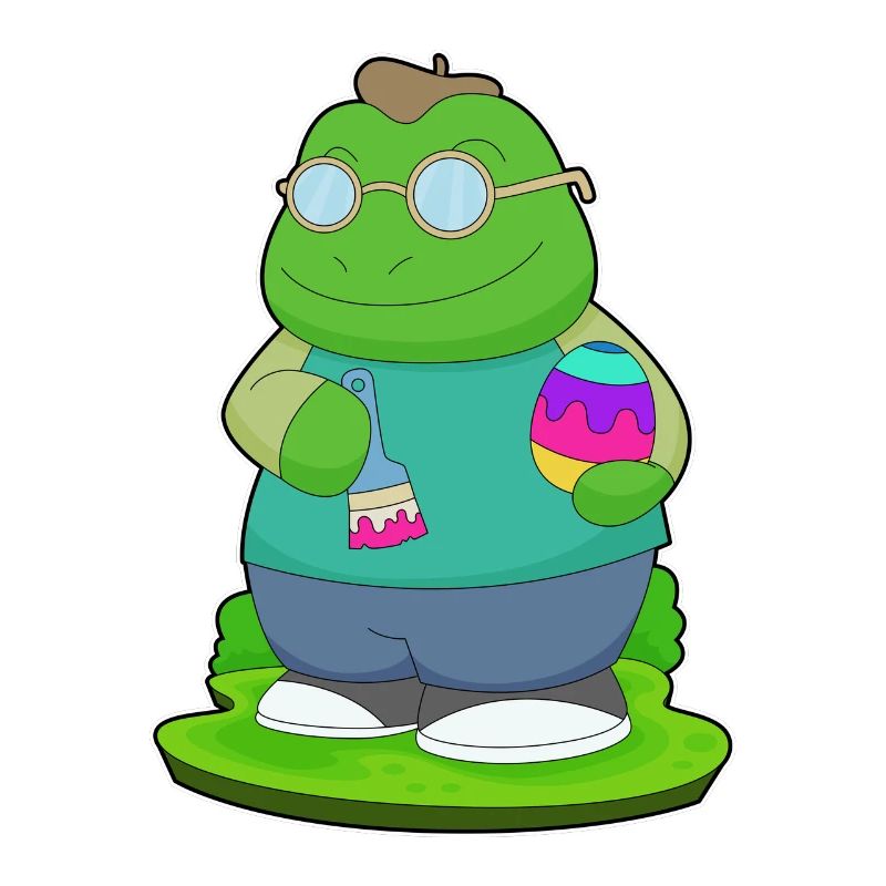 Frosch Ostern Maler