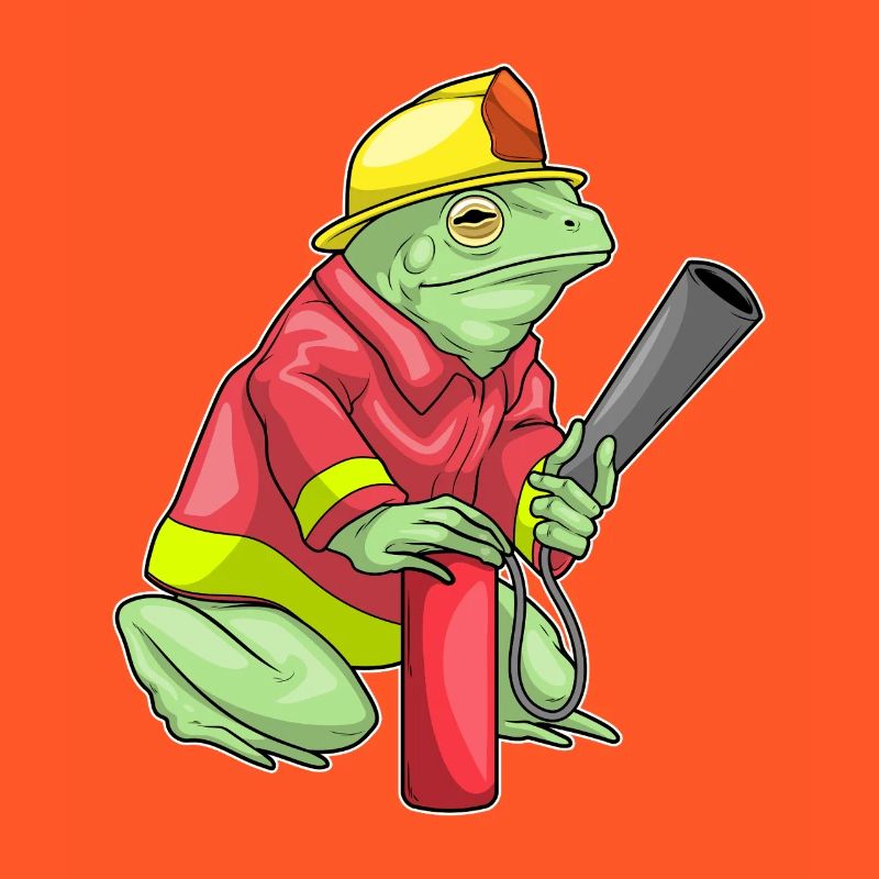 Frog pompier extincteur Pompier Pompier