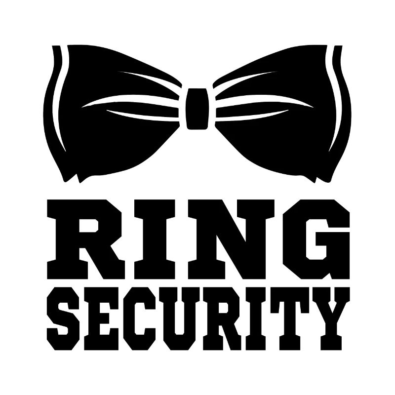 Ring Security With bow tie wedding gifts