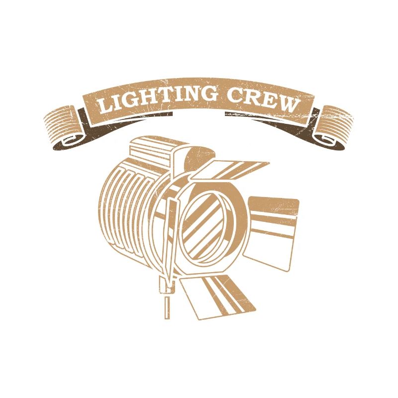 ÉCLAIRAGE CREW cadeau technicien éclairage rétro