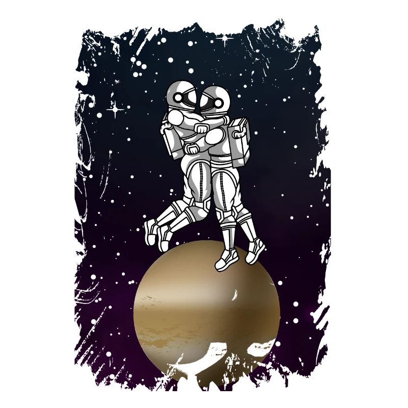 ASTRONAUT LOVE Space Saint Valentin