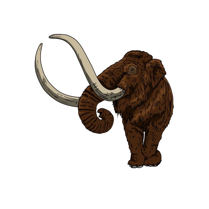 Mammoth from Ice Age gift idea for extinct