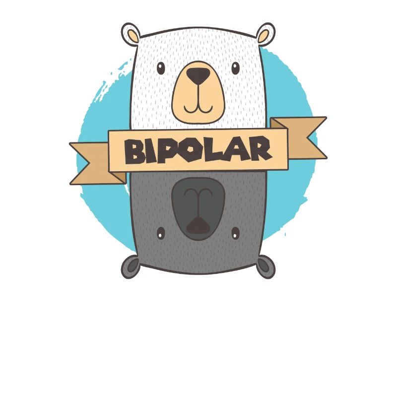 BiPolar Bear I Conception de troubles mentaux mignons