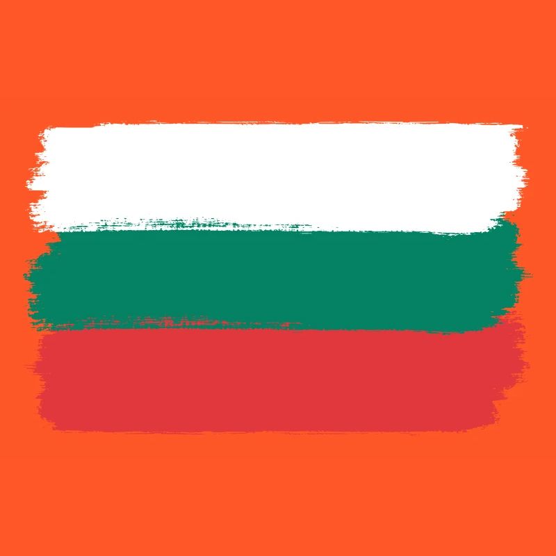 Regard du drapeau bulgare utilisé