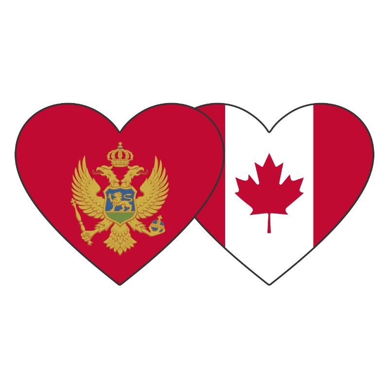 Monténégro Drapeau du Canada