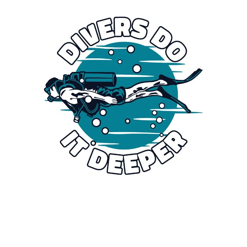 Divers Do It Deeper Goggles Diving Mask