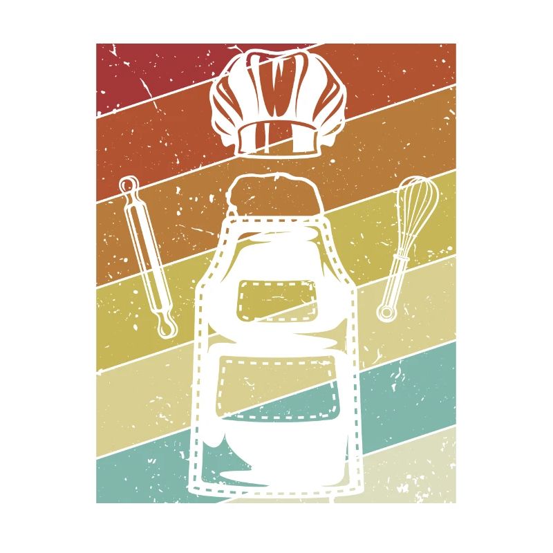 Retro hobby baker bakery confectioner master baker