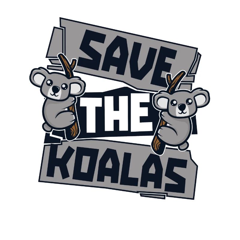 Save The Koalas Koalabear Eucalyptus Lover Koala