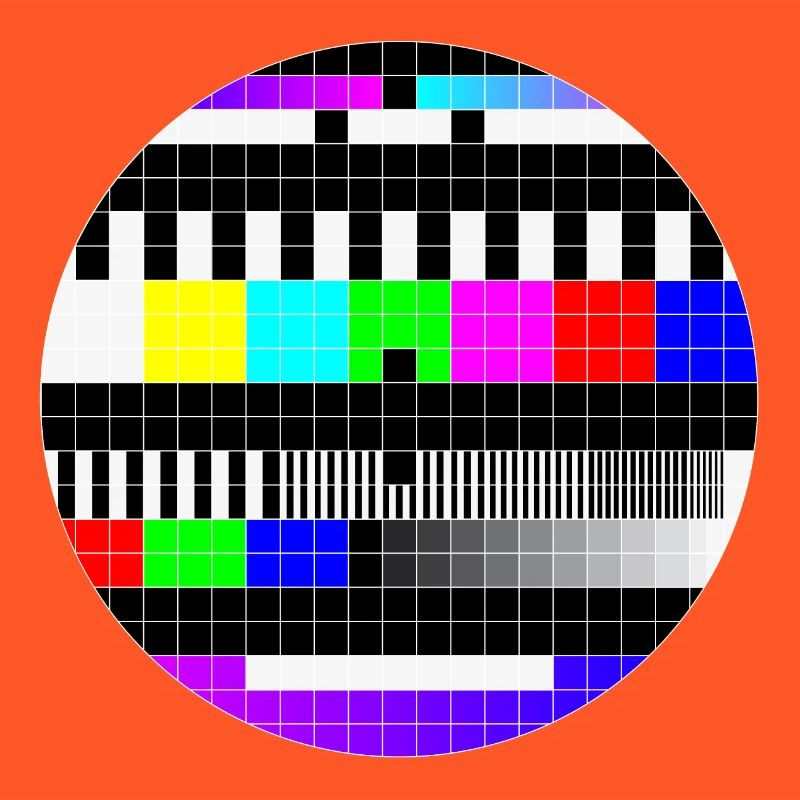 "no signal" error message, test screen
