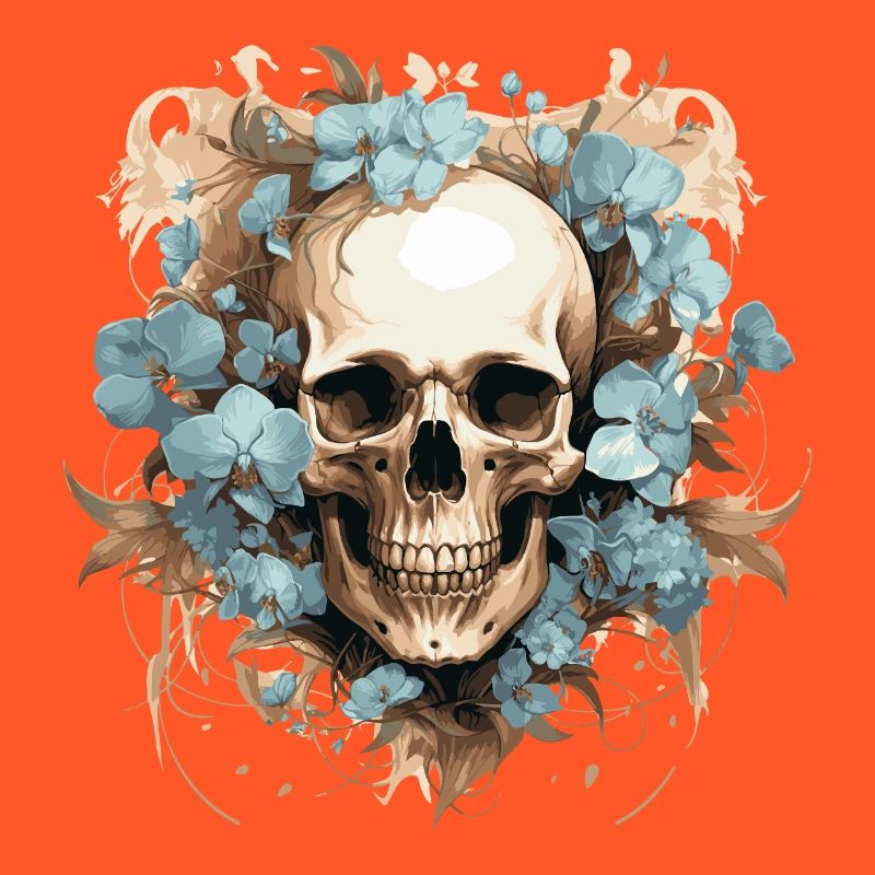 Crâne de fleur