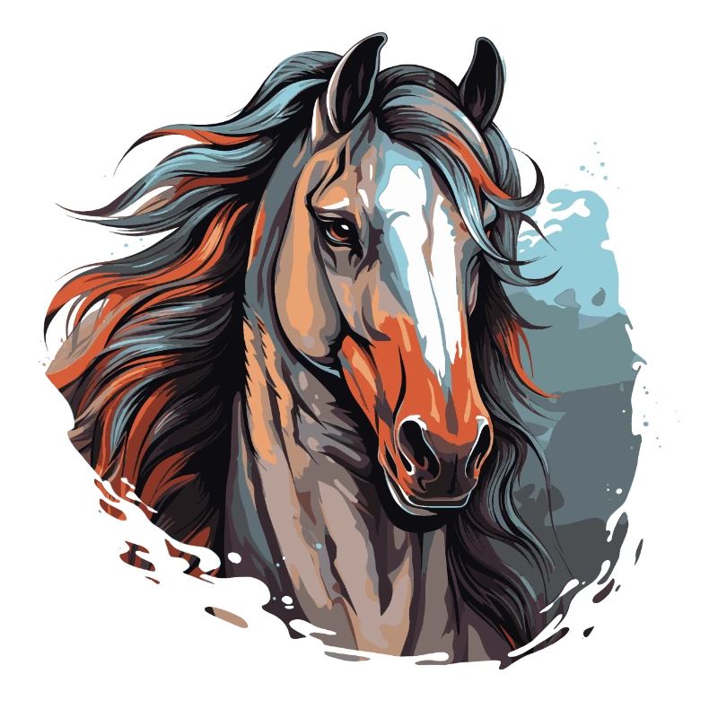 Portrait de cheval