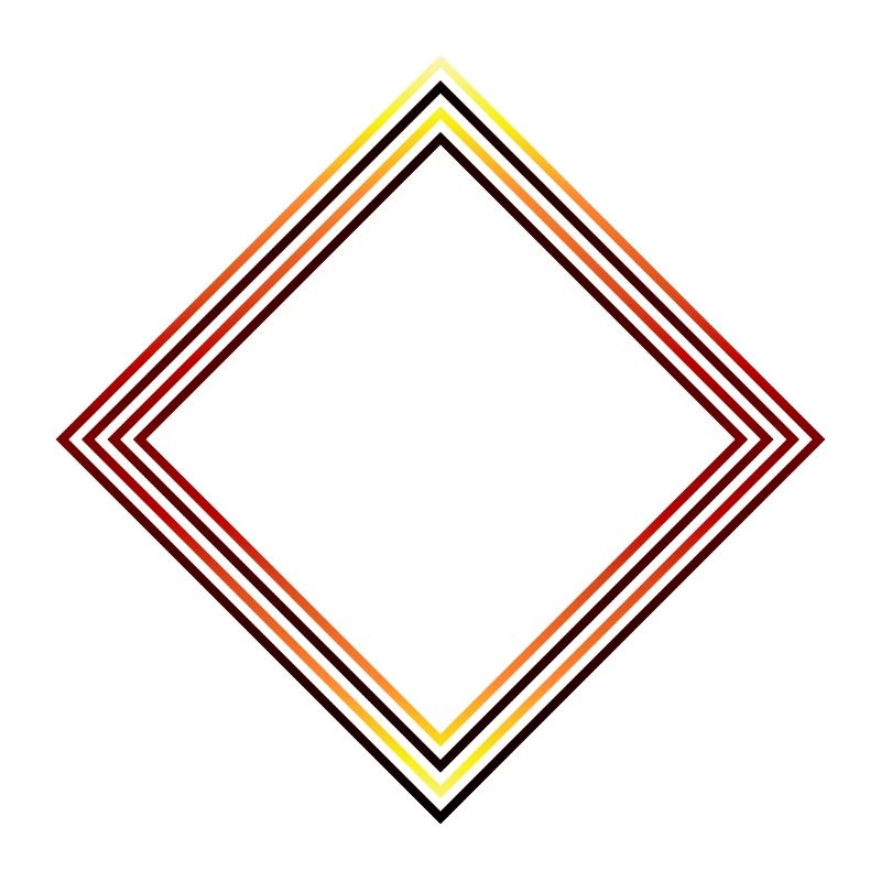 Rhombus, hipster, rectangle, frame, square, check