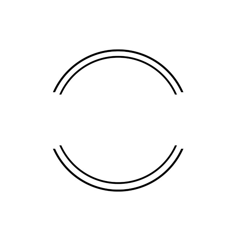 Circle Dark Round Black Symboles et formes