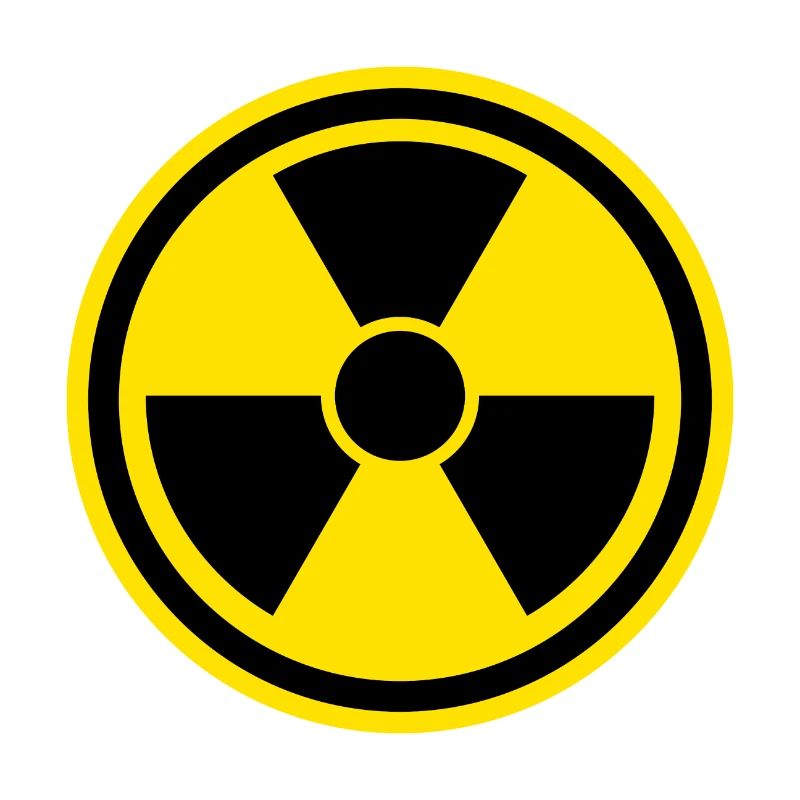 Warnschild Nuclear