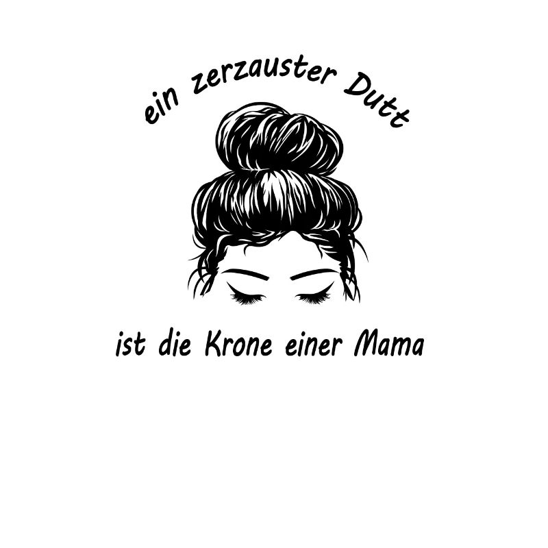 ein zerzauster Dutt ist die Krone einer Mama