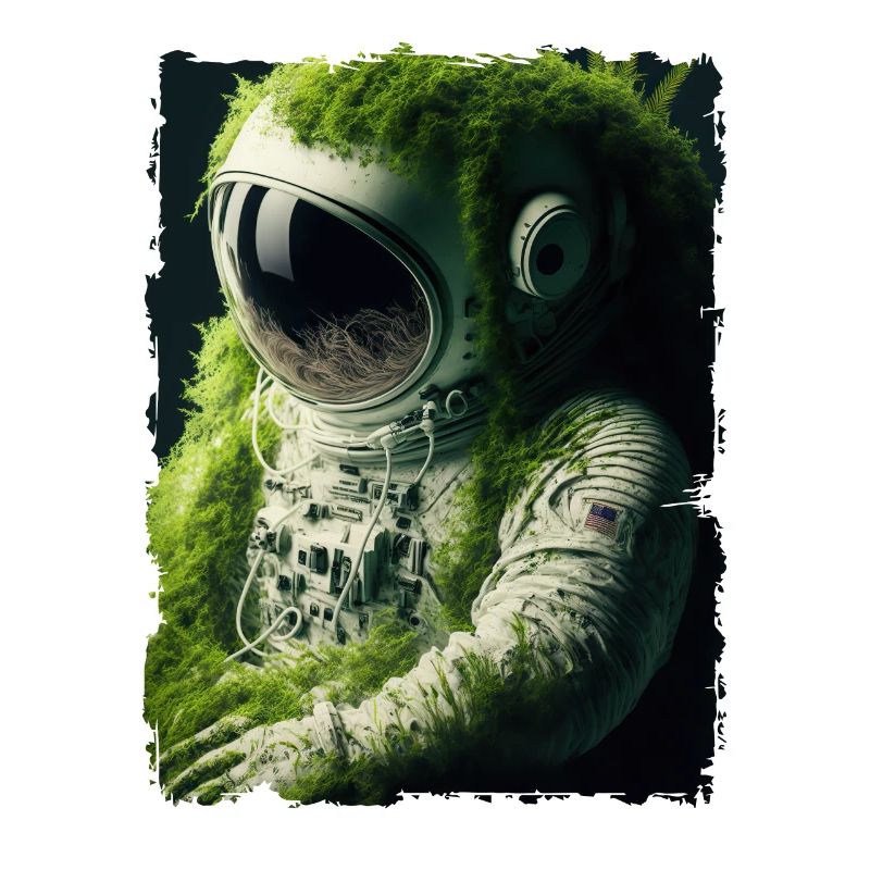 Astronaut grass overgrown