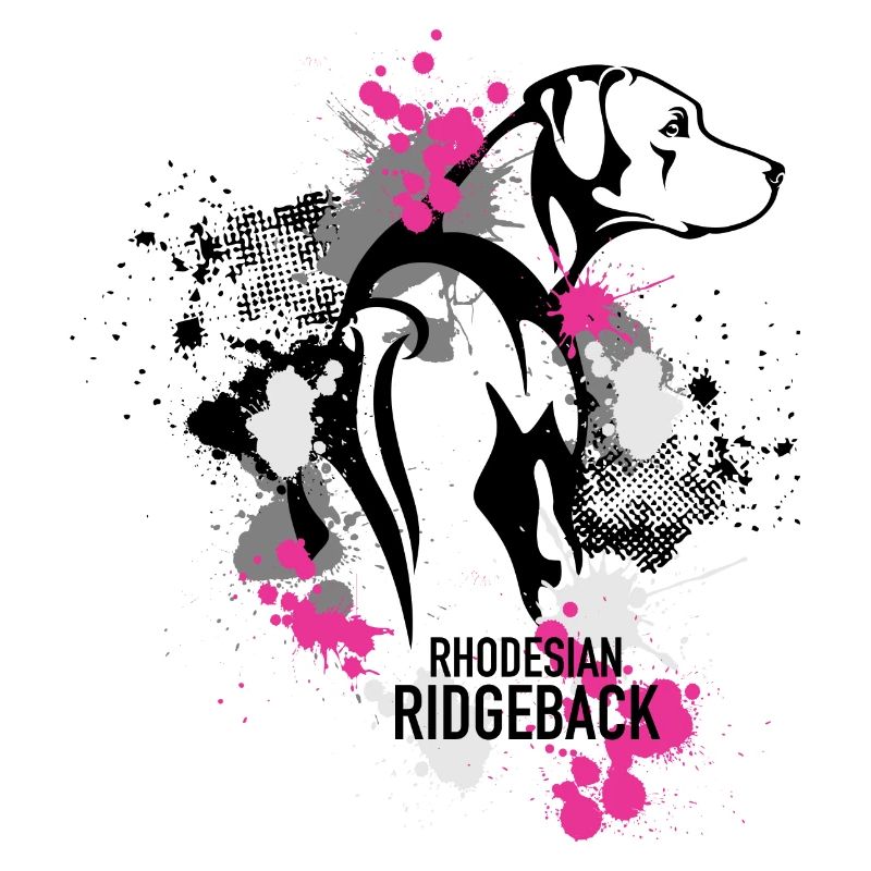 Rhodesian Ridgeback Splash Pink