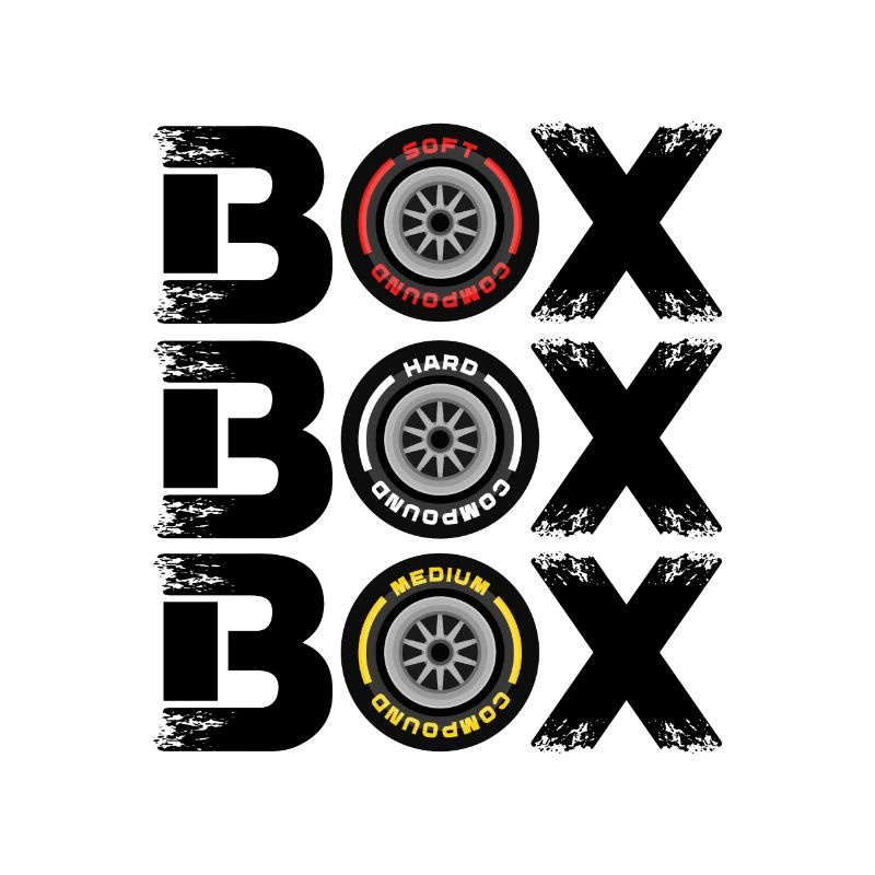 Box Box Box Grand Prix Tyre Compound V2 Design