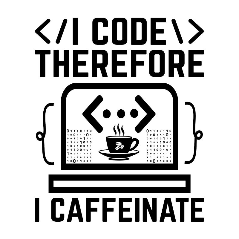 Kaffee-Codierung Programmierer Programmierer Entwickler Nerd Coff